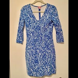 Lilly Pulitzer Juliet Fitted T-Shirt Dress XS